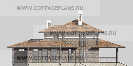 Фасады проект дома 17-13 общ. площадь 508,60 м2