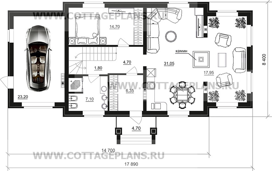 Поэтажные планы проект дома 96-45 общ. площадь 254,25 м2