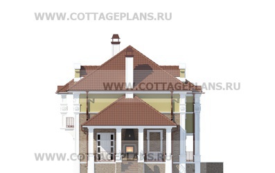 Фасады проект дома 71-17 общ. площадь 340,15 м2