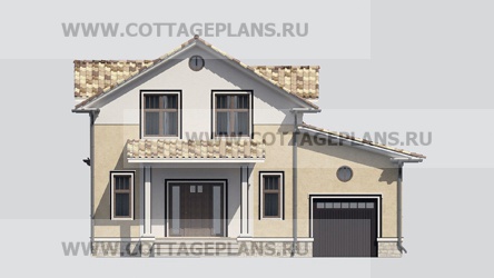 Фасады проект дома 21-62 общ. площадь 163,50 м2