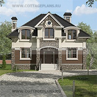 проект дома 100-61 общ. площадь 196,25 м2