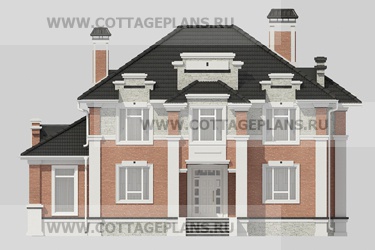 Фасады проект дома 29-69 общ. площадь 217,35 м2