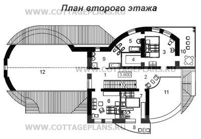 Поэтажные планы проект дома 46-42 общ. площадь 411,2м2