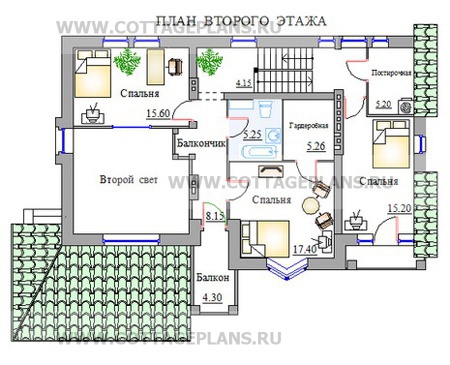 Поэтажные планы проект дома 33-46 общ. площадь 344,5м2