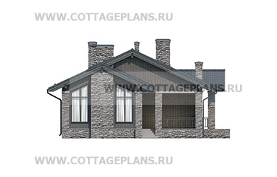 Фасады проект дома 700-55 общ. площадь 93,95м2