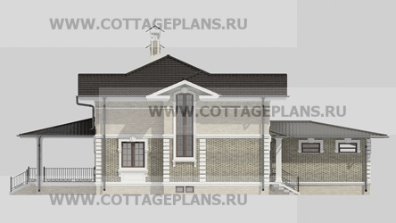 Фасады проект дома 13-63 общ. площадь 345,20 м2