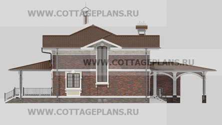 Фасады проект дома 13-67 общ. площадь 295,85 м2