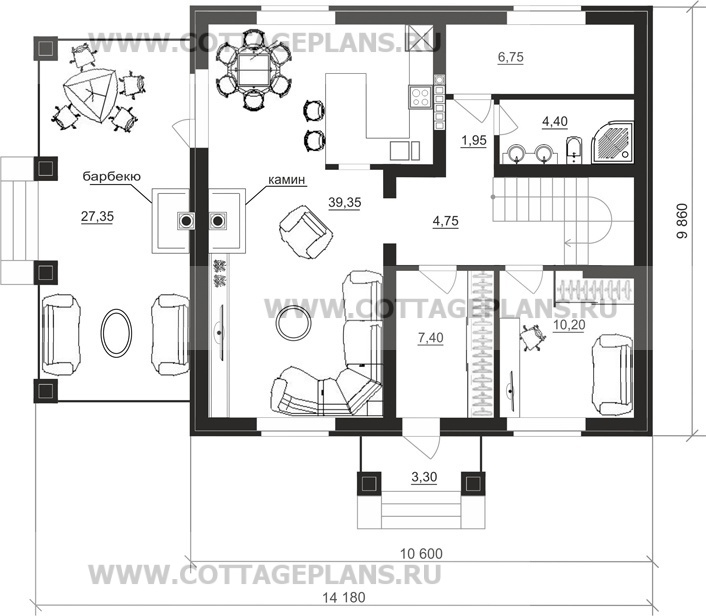 Поэтажные планы проект дома 71-24 общ. площадь 251,20 м2