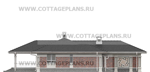 Фасады проект дома 702-65 общ. площадь 167,85 м2