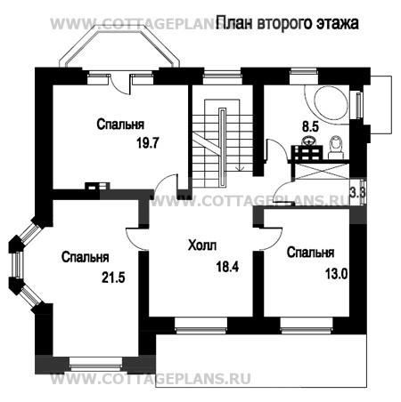 Поэтажные планы проект дома 47-08 общ. площадь 328,3 м2