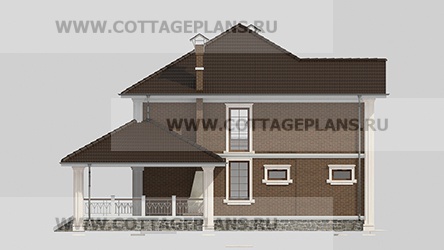 Фасады проект дома 75-14 общ. площадь 190,30 м2