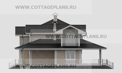 Фасады проект дома 17-56 общ. площадь 307,70 м2