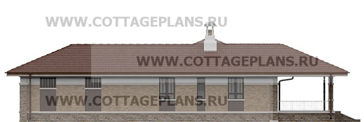 Фасады проект дома 702-64 общ. площадь 165,65 м2