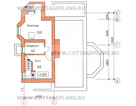 Поэтажные планы проект дома 34-03 общ. площадь 165,1м2