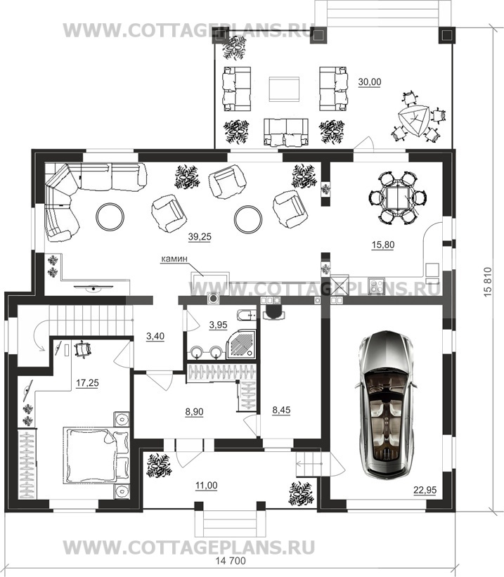 Поэтажные планы проект дома 23-12 общ. площадь 237,15 м2