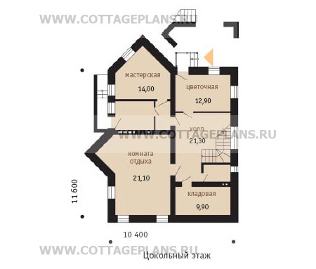 Поэтажные планы проект дома 48-77 общ. площадь 308,7 м2
