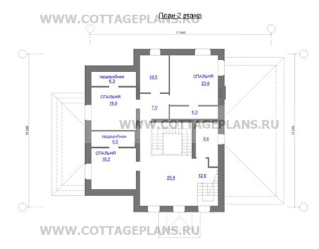 Поэтажные планы проект дома 47-66 общ. площадь 465,2 м2