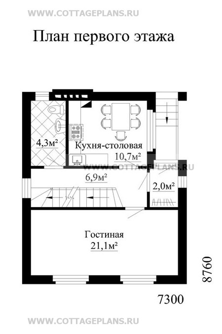Поэтажные планы проект дома 32-99 общ. площадь 135,2м2
