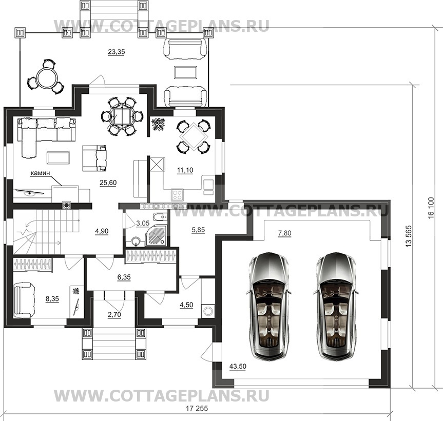 Поэтажные планы проект дома 78-91 общ. площадь 267,95 м2