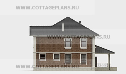 Фасады проект дома 75-15 общ. площадь 189,50 м2