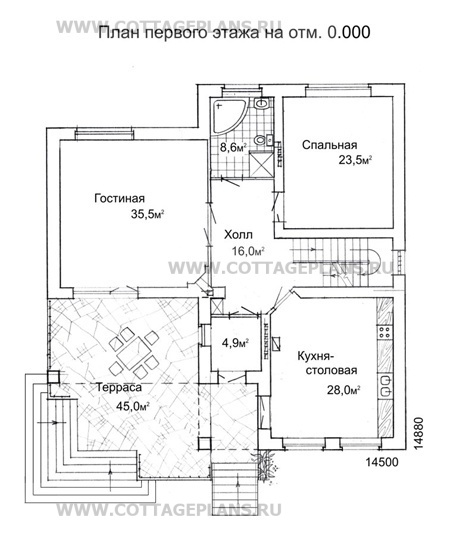 Поэтажные планы проект дома 48-07 общ. площадь 378,6 м2