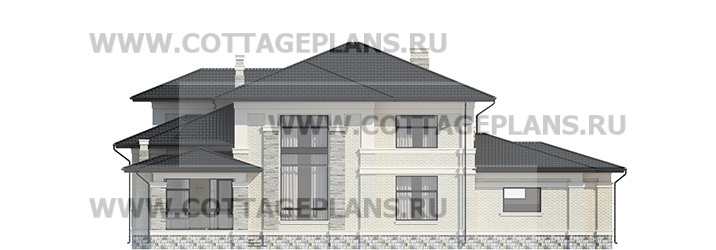 Фасады проект дома 102-80 общ. площадь 386,35 м2