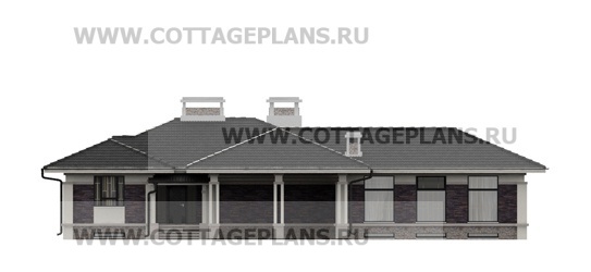 Фасады проект дома 13-41 общ. площадь 186,10 м2