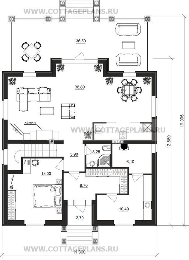 Поэтажные планы проект дома 29-58 общ. площадь 216,25 м2