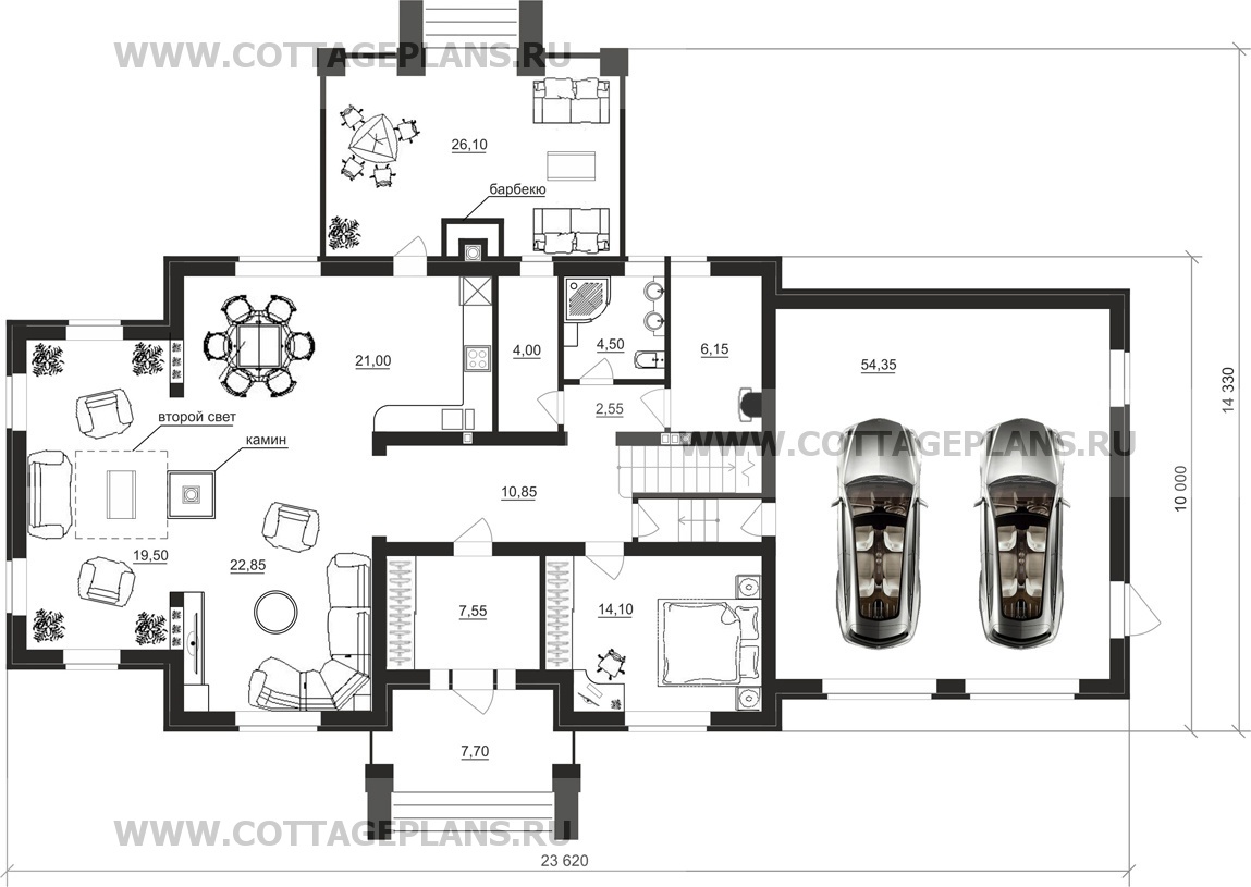 Поэтажные планы проект дома 29-21 общ. площадь 295,15 м2