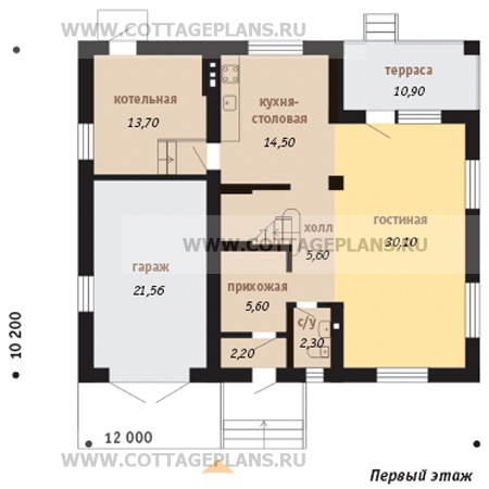 Поэтажные планы проект дома 59-40 общ. площадь 170,4 м2