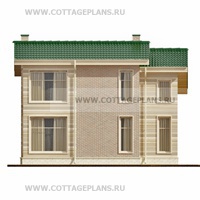 Фасады проект дома 14-35 общ. площадь 135,78 м2