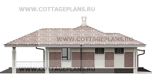 Фасады проект дома 702-60 общ. площадь 122,40 м2