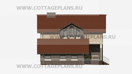 Фасады проект дома 22-71 общ. площадь 283,35 м2