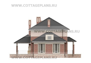 Фасады проект дома 71-47 общ. площадь 351,95 м2