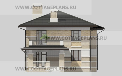 Фасады проект дома 97-34 общ. площадь 184,20 м2