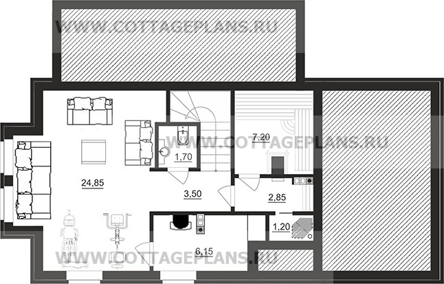 Поэтажные планы проект дома 76-90 общ. площадь 161,90 м2