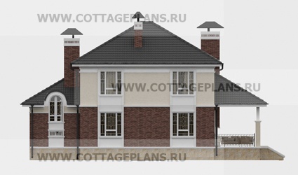 Фасады проект дома 29-50 общ. площадь 202,30 м2