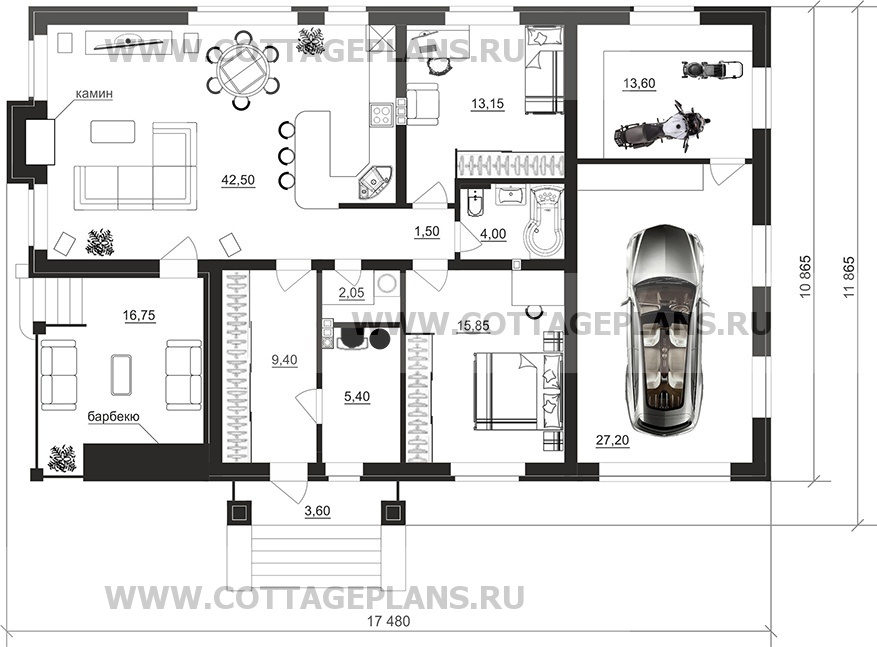 Поэтажные планы проект дома 900-73 общ. площадь 134,65м2