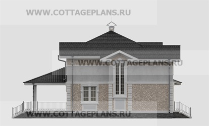 Фасады проект дома 13-56 общ. площадь 176,55 м2