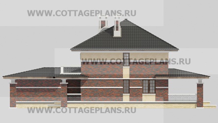 Фасады проект дома 77-70 общ. площадь 227,40 м2