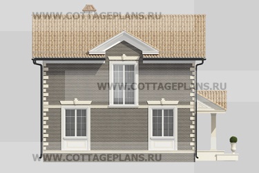 Фасады проект дома 20-15 общ. площадь 180,50 м2