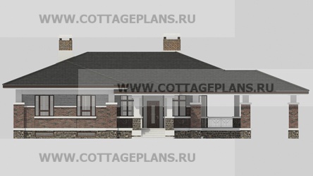 Фасады проект дома 07-00 общ. площадь 146,20м2