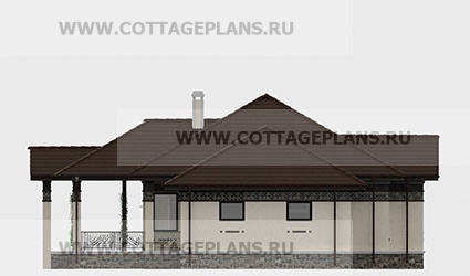 Фасады проект дома 07-20 общ. площадь 157,80 м2