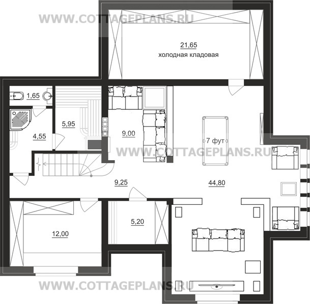 Поэтажные планы проект дома 22-30 общ. площадь 175,95 м2