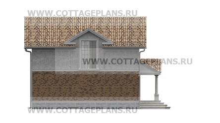 Фасады проект дома 21-06 общ. площадь 154,85 м2