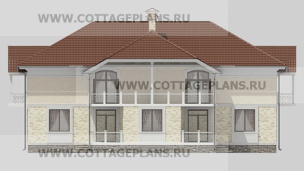 Фасады проект дома 26-05 общ. площадь 217,55 м2