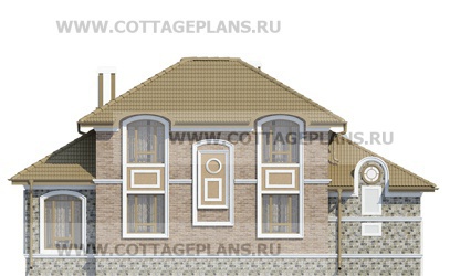 Фасады проект дома 71-40 общ. площадь 276,40 м2