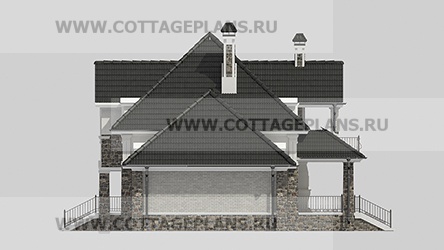 Фасады проект дома 75-80 общ. площадь 245,20 м2