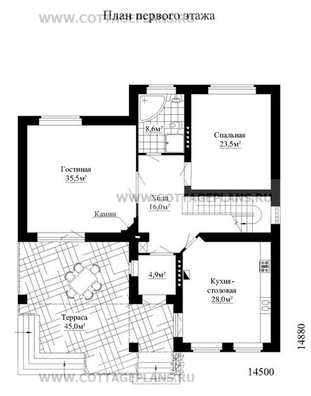 Поэтажные планы проект дома 32-83 общ. площадь 272,4м2
