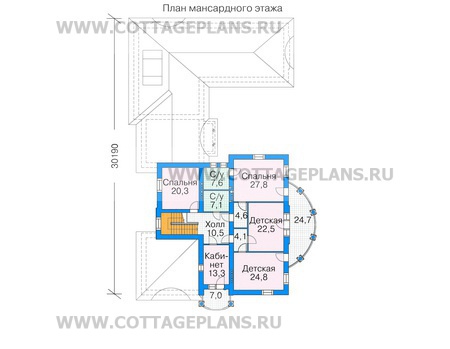 Поэтажные планы проект дома 35-85 общ. площадь 831,0м2